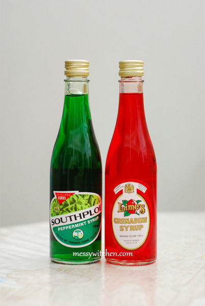 Peppermint Syrup & Grenadine Syrup From Da Jia Fa 大家發食品原料DIY烘培